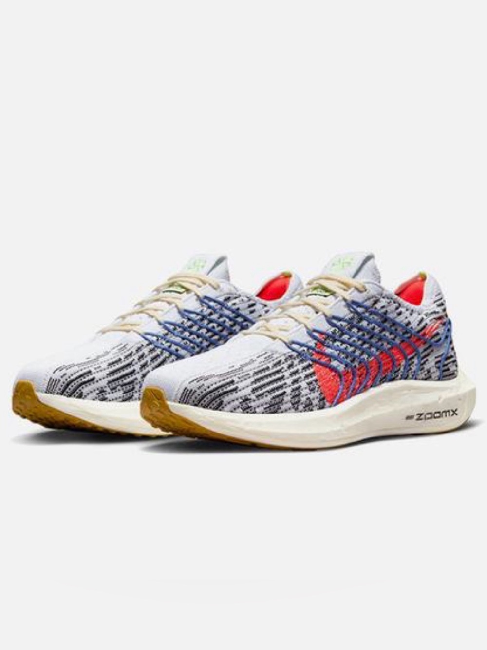 Wmn’s Nike Pegasus Turbo Next Nature Pure Platinum/Bright Crimson Running Shoes
